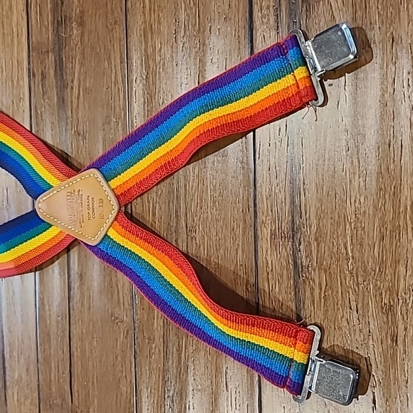 Rainbow Suspenders by Custom Leathercraft - Picture 2 of 8